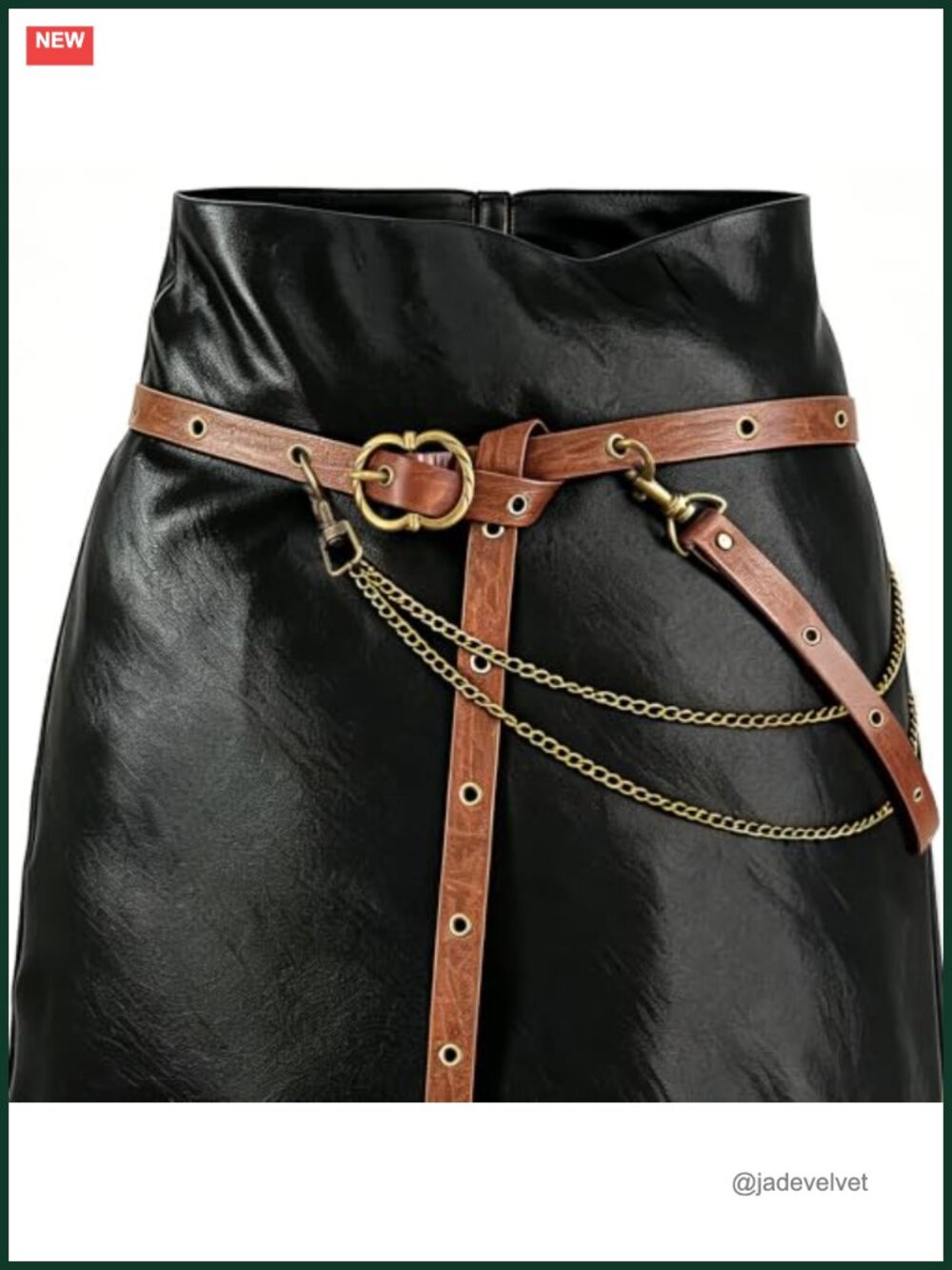 Faux Leather Medieval Renaissance Belt Viking Pirate Cosplay Costume Accessory
